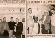 Zinedine Zidane visite la galerie